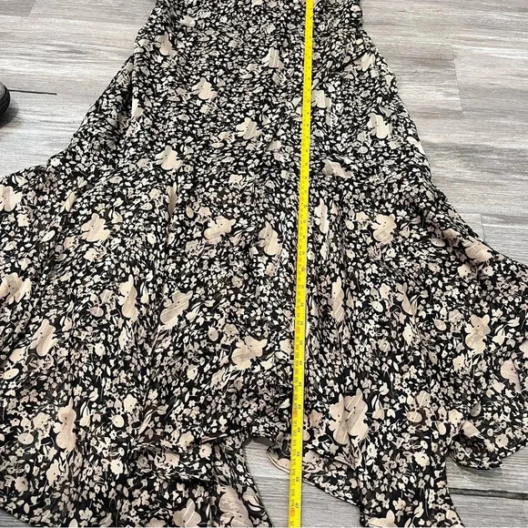 ASTR The Label SANTORINI FLORAL ONE SHOULDER MIDI DRESS SZ‎ M PUFF SLEEVE - Picture 8 of 8